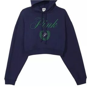Victorias Secret PINK Cropped Hoodie Size XXL New With Tags